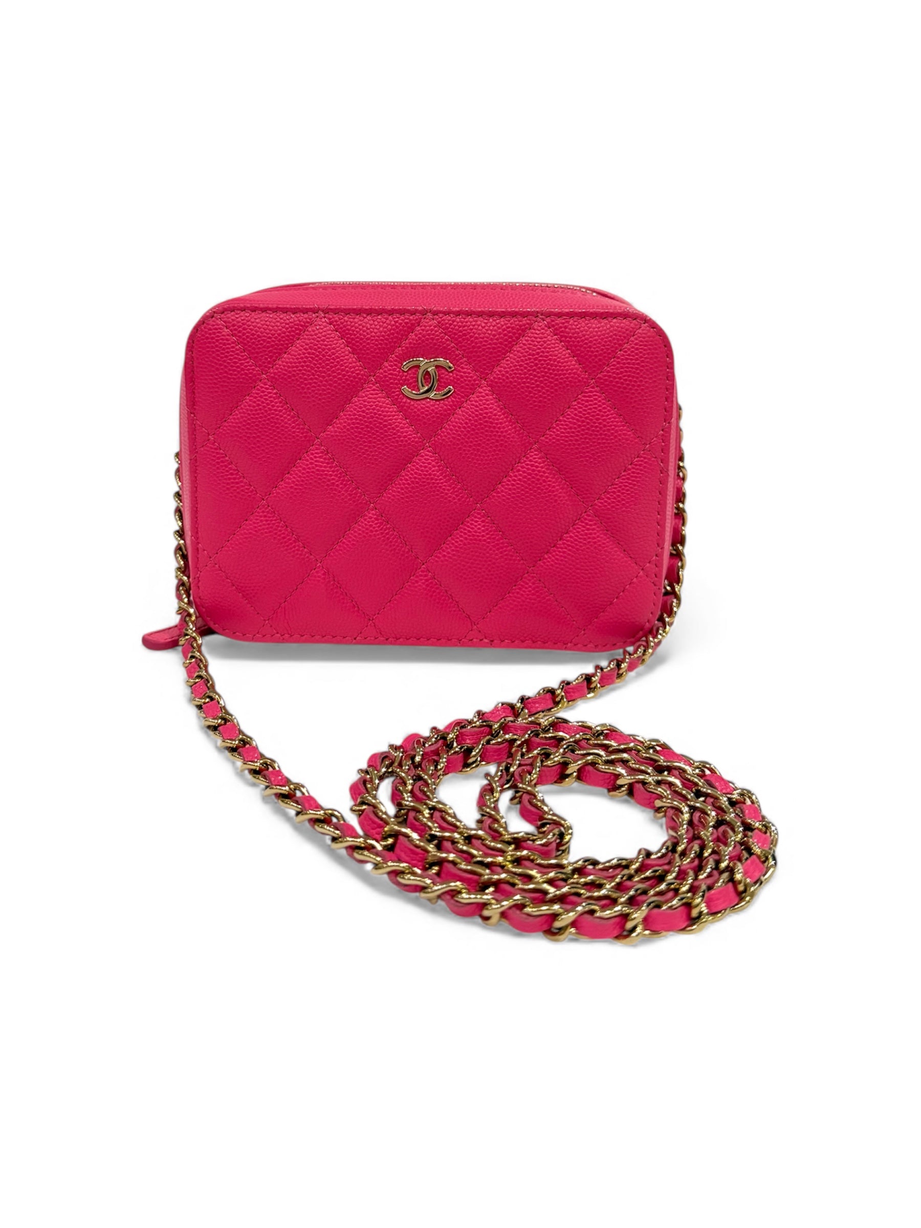 Chanel - Borsa mini Cassette in pelle caviar