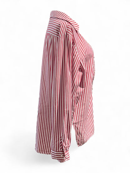 Maje - Chemise déstructurée à rayures T40