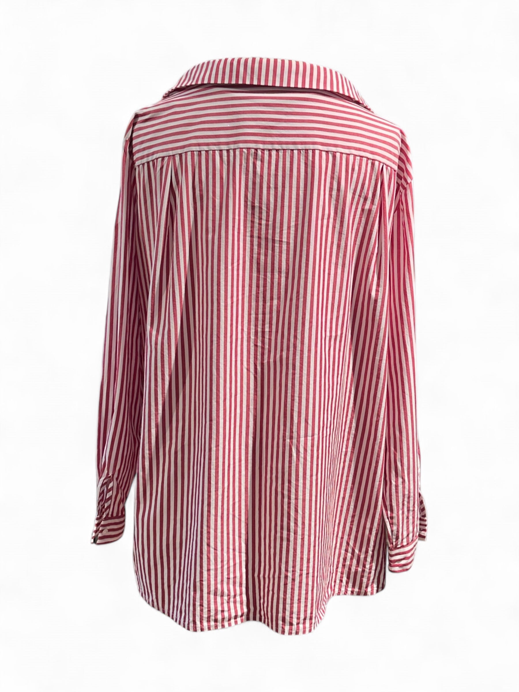 Maje - Deconstructed striped shirt, size 40