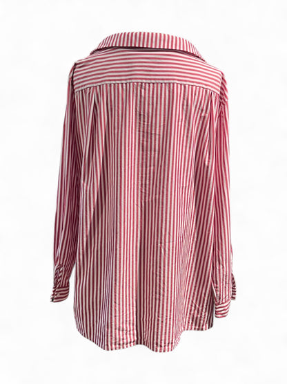 Maje - Chemise déstructurée à rayures T40