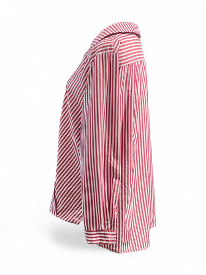 Maje - Chemise déstructurée à rayures T40
