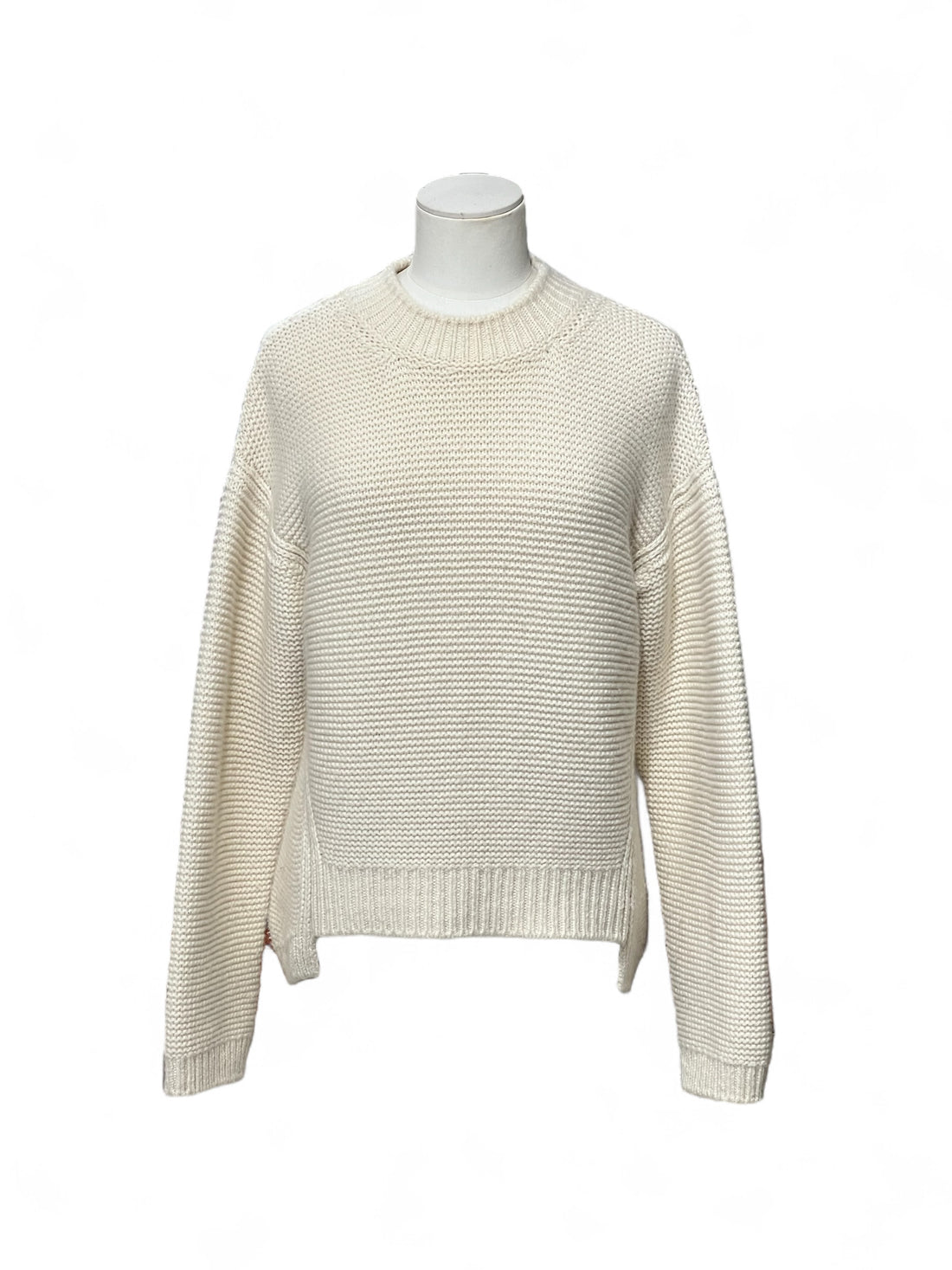 Hermès - Pull en cachemire beige T38