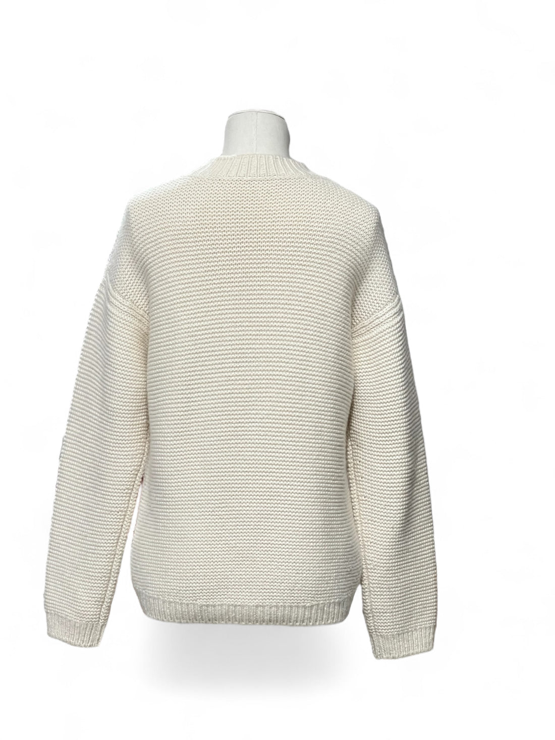 Hermès - Pull en cachemire beige T38