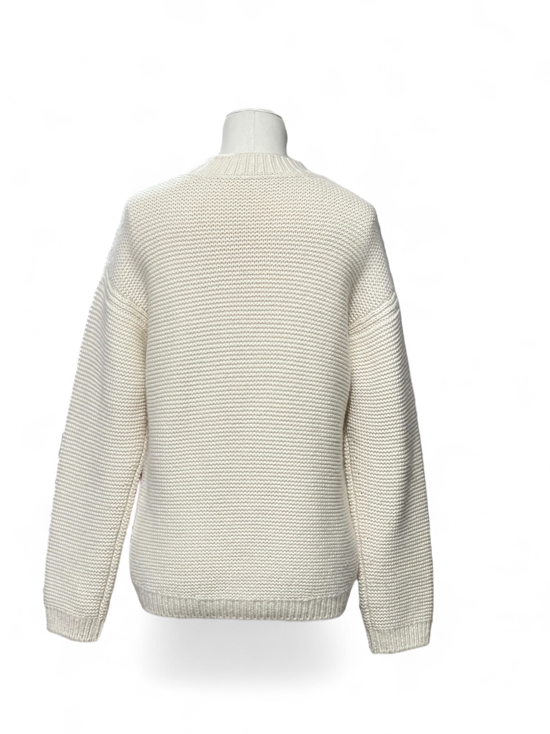 Hermès - Pull en cachemire beige T38