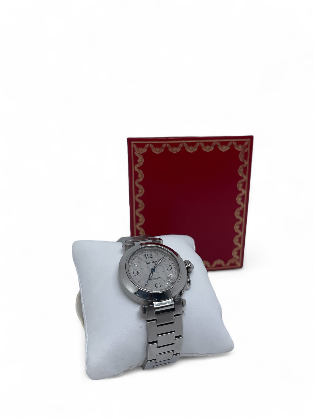 Cartier - Montre Pasha Argenté en Acier 35mm