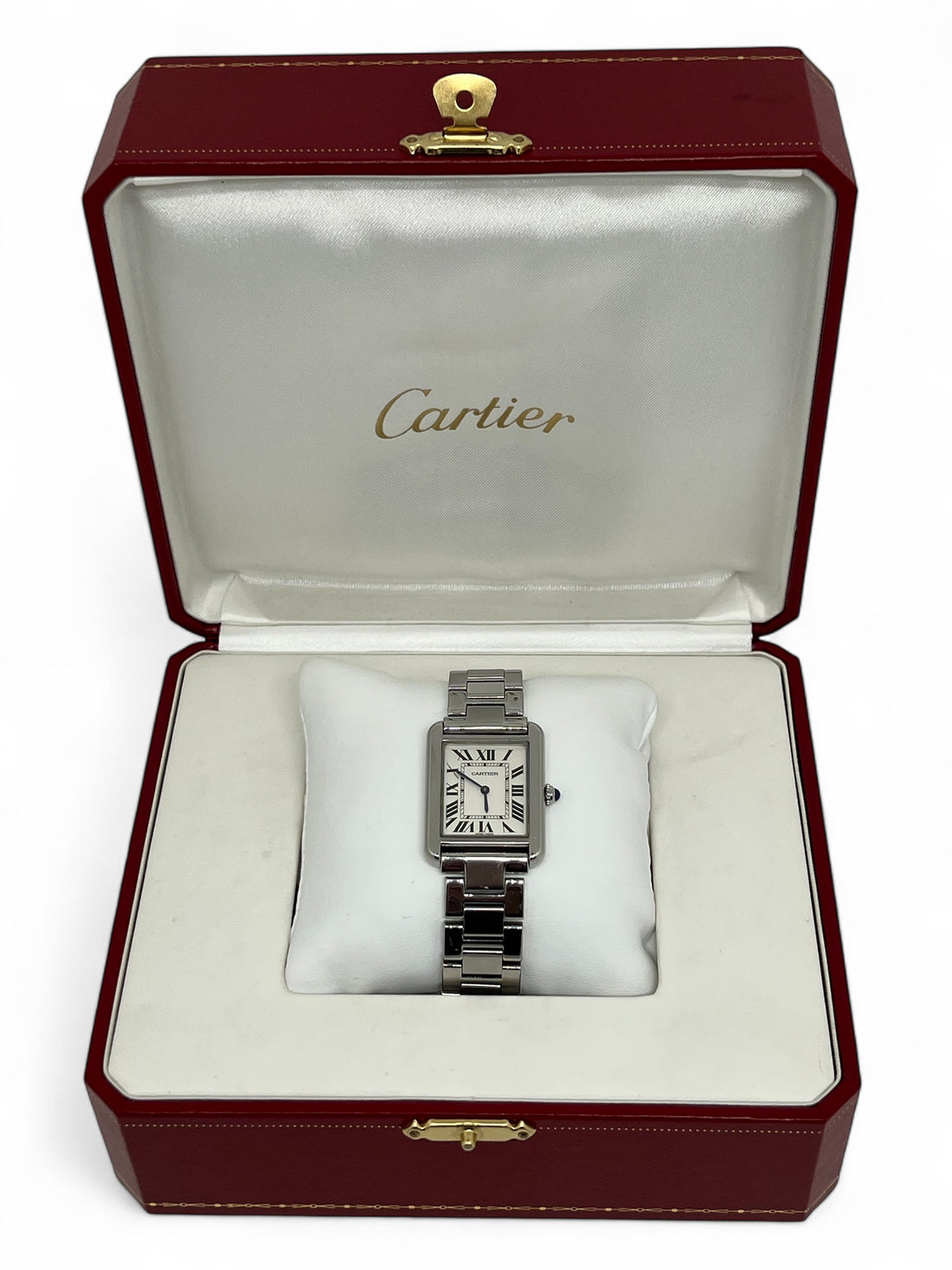 Cartier - Montre Cartier Tank solo en acier
