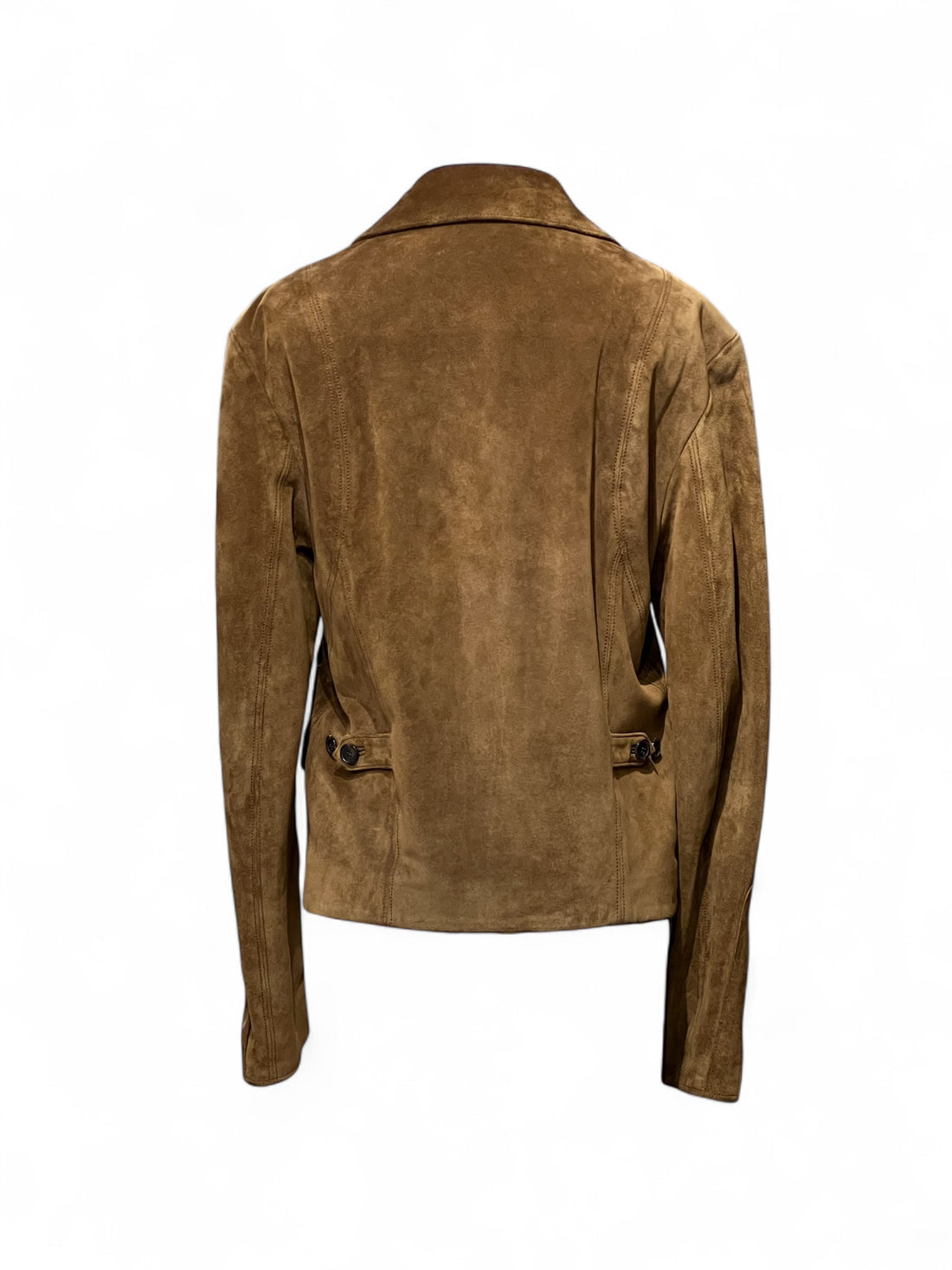 Saint Laurent -  Blouson en daim  marron T.46