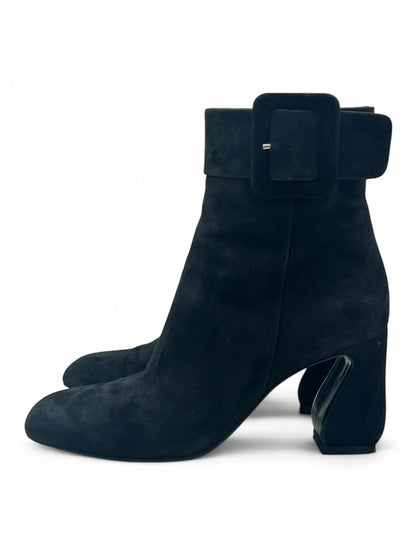Sergio Rossi - Bottines à talon avec boucle T37