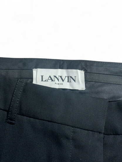 Lanvin - Pantalon de tailleur noir T38