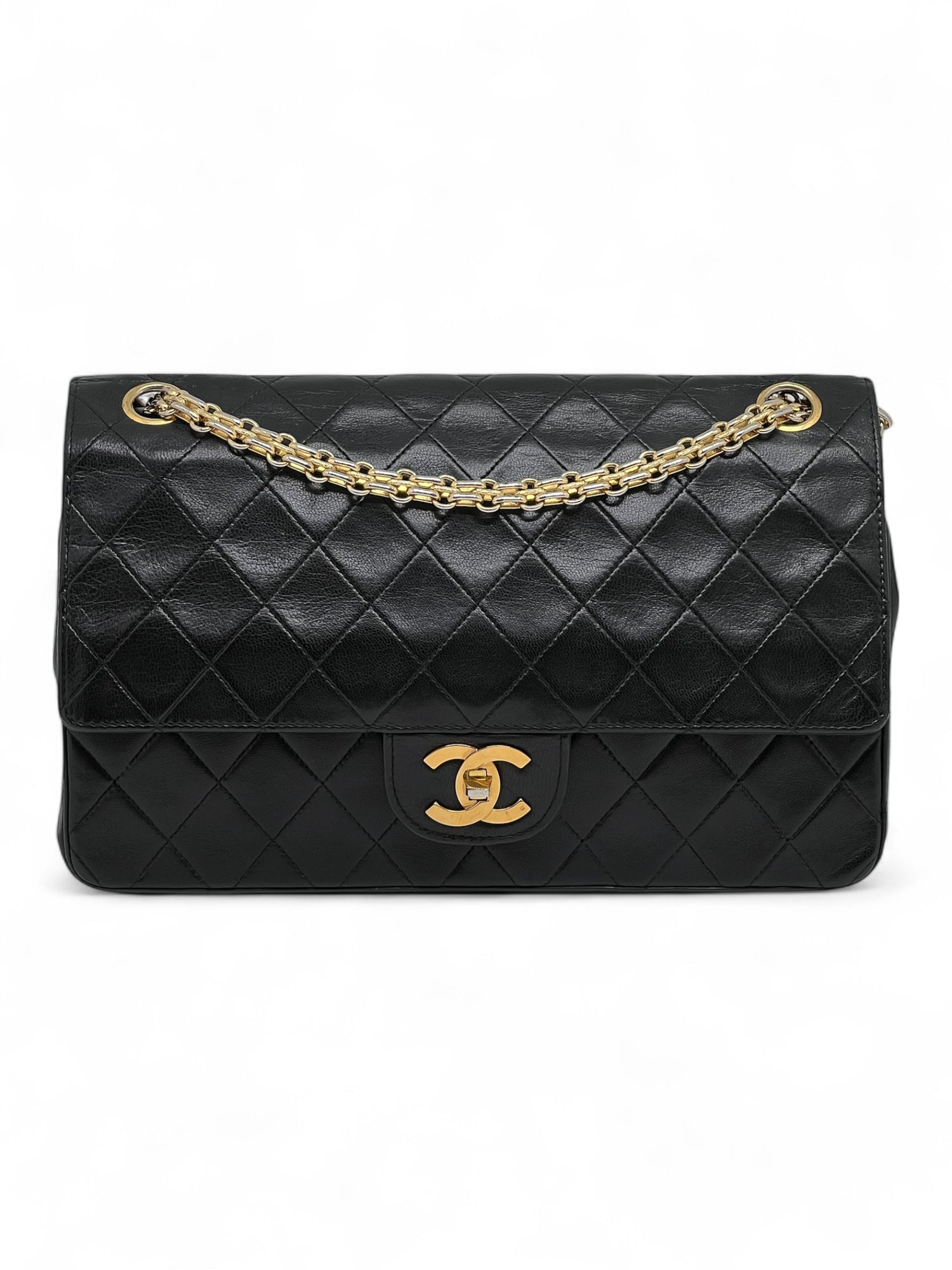 Chanel - Sac double flap chaîne grain de riz