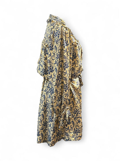 Sandro - Robe à motifs bleu T36