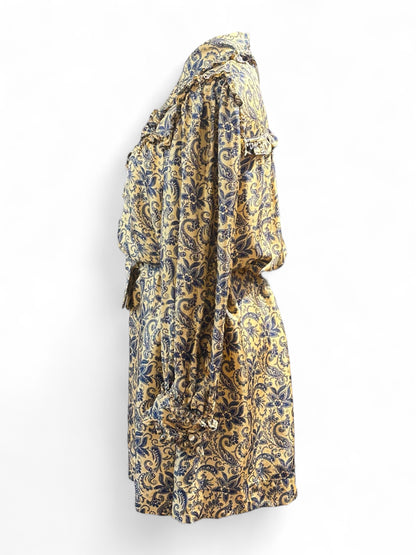 Sandro - Robe à motifs bleu T36