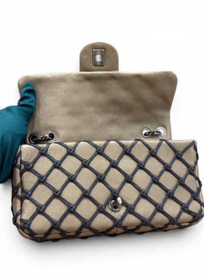 Chanel - Sac Timeless 25 édition limitée kaki et noir
