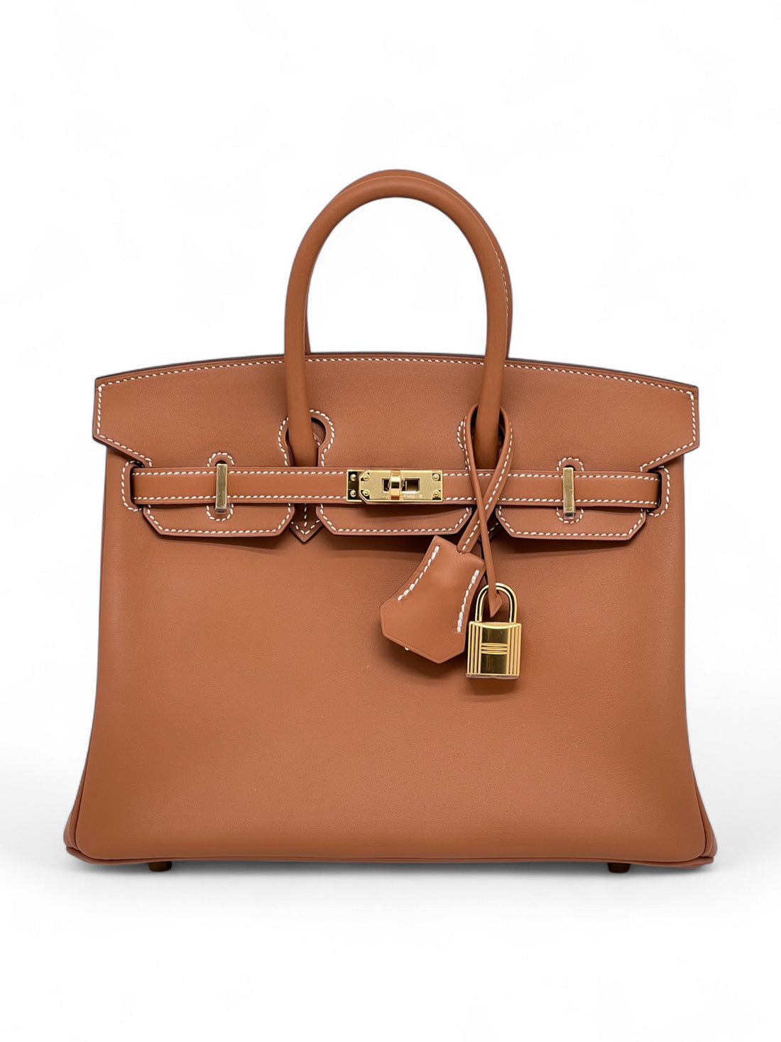 Hermès - Sac Birkin 25 Veau Swift Gold