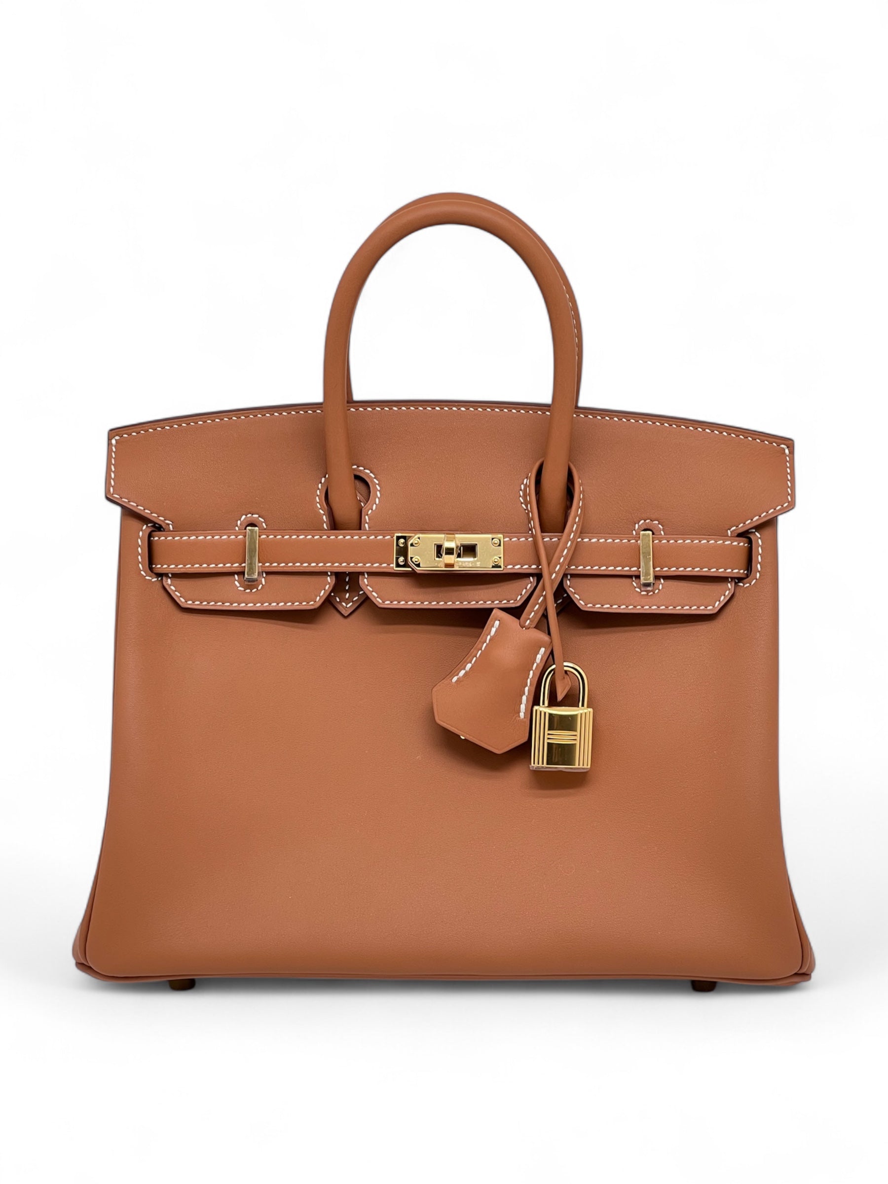 Hermès - Sac Birkin 25 Veau Swift Gold