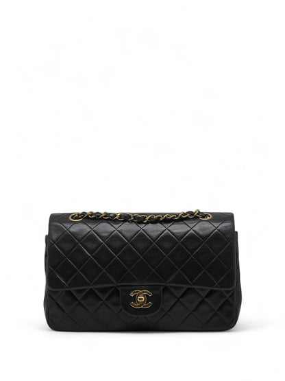 Chanel - Sac Timeless 25 double flap noir