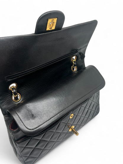 Chanel - Sac Timeless 25 double flap noir