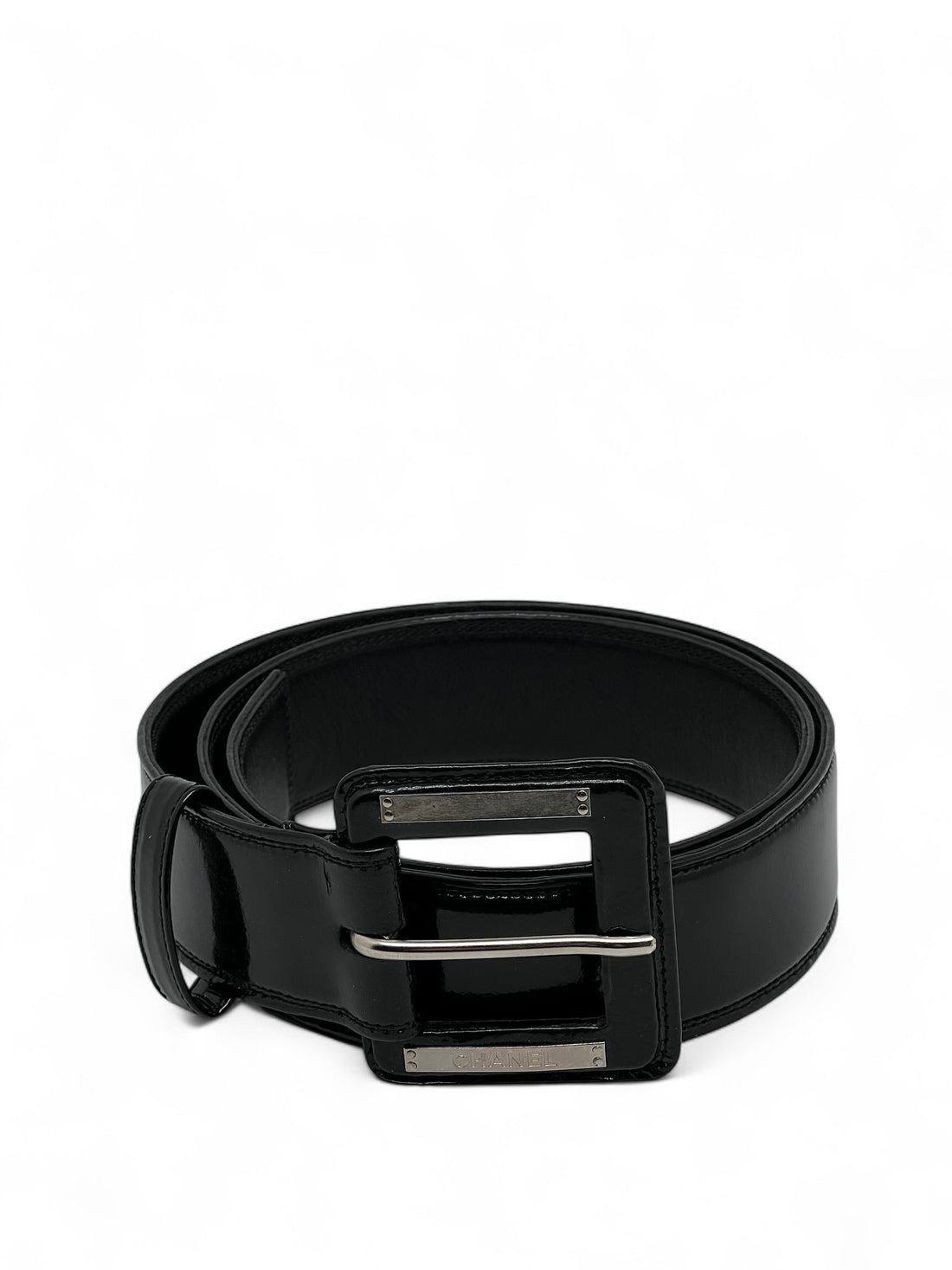 Chanel - Ceinture cuir Vernis 80cm