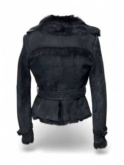 Burberry -  Blouson en mouton T.38