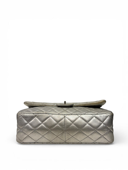 Chanel - Sac 2.55 Argenté | Les Folies d’Eugénie