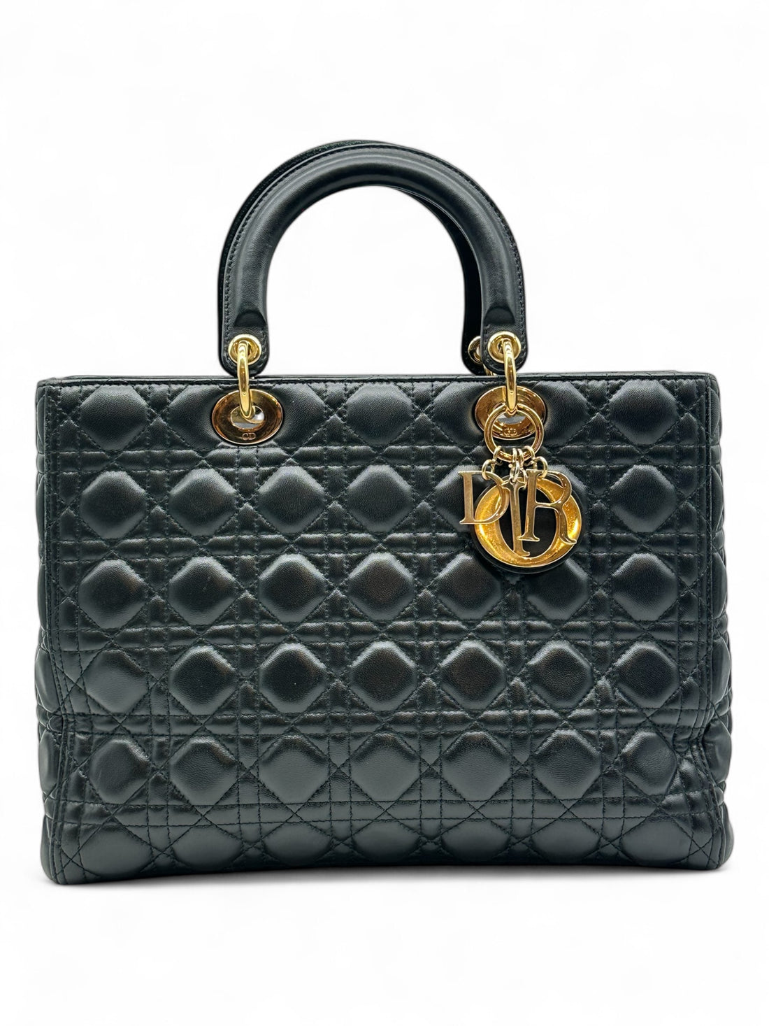 Dior - Tasche Lady Dior GM schwarz