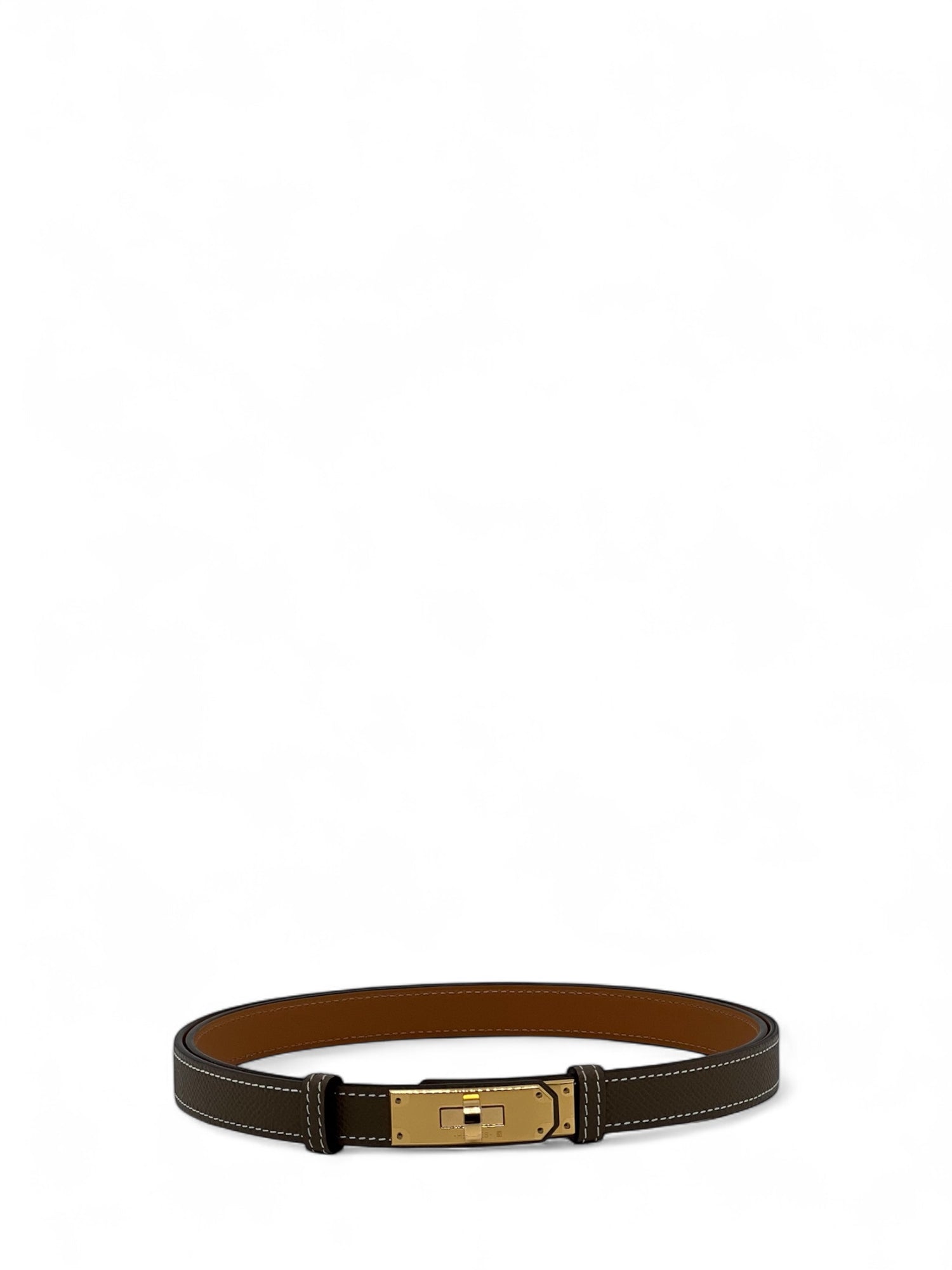 Hermès - Ceinture Kelly Etoupe