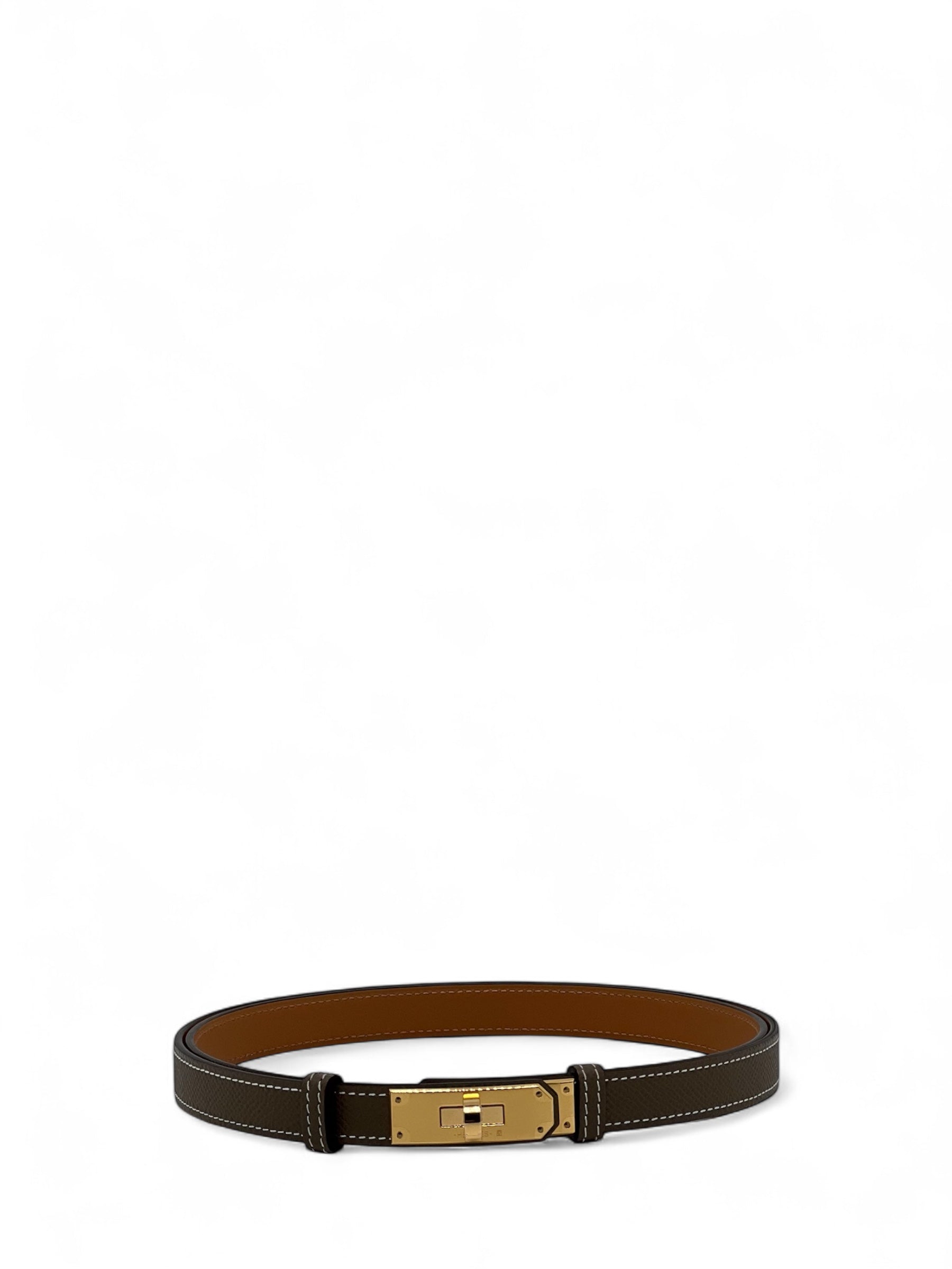 Hermès - Cintura Kelly Etoupe