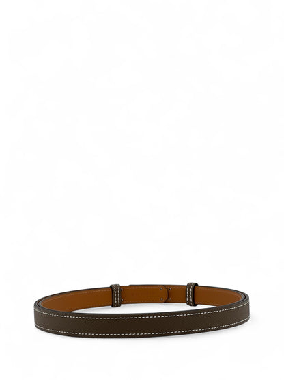 Hermès - Ceinture Kelly Etoupe
