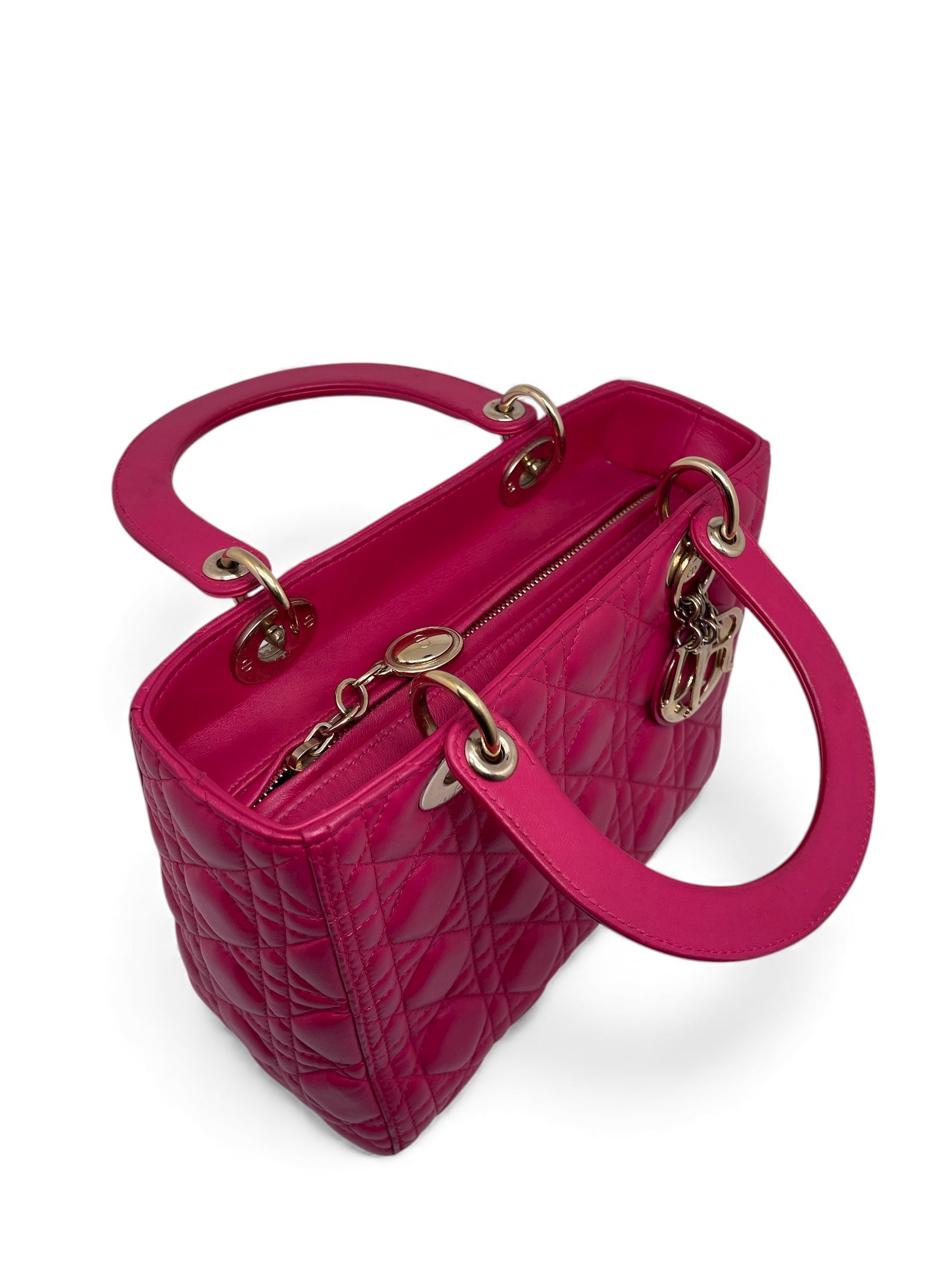 Dior - Borsa Lady Dior media fucsia