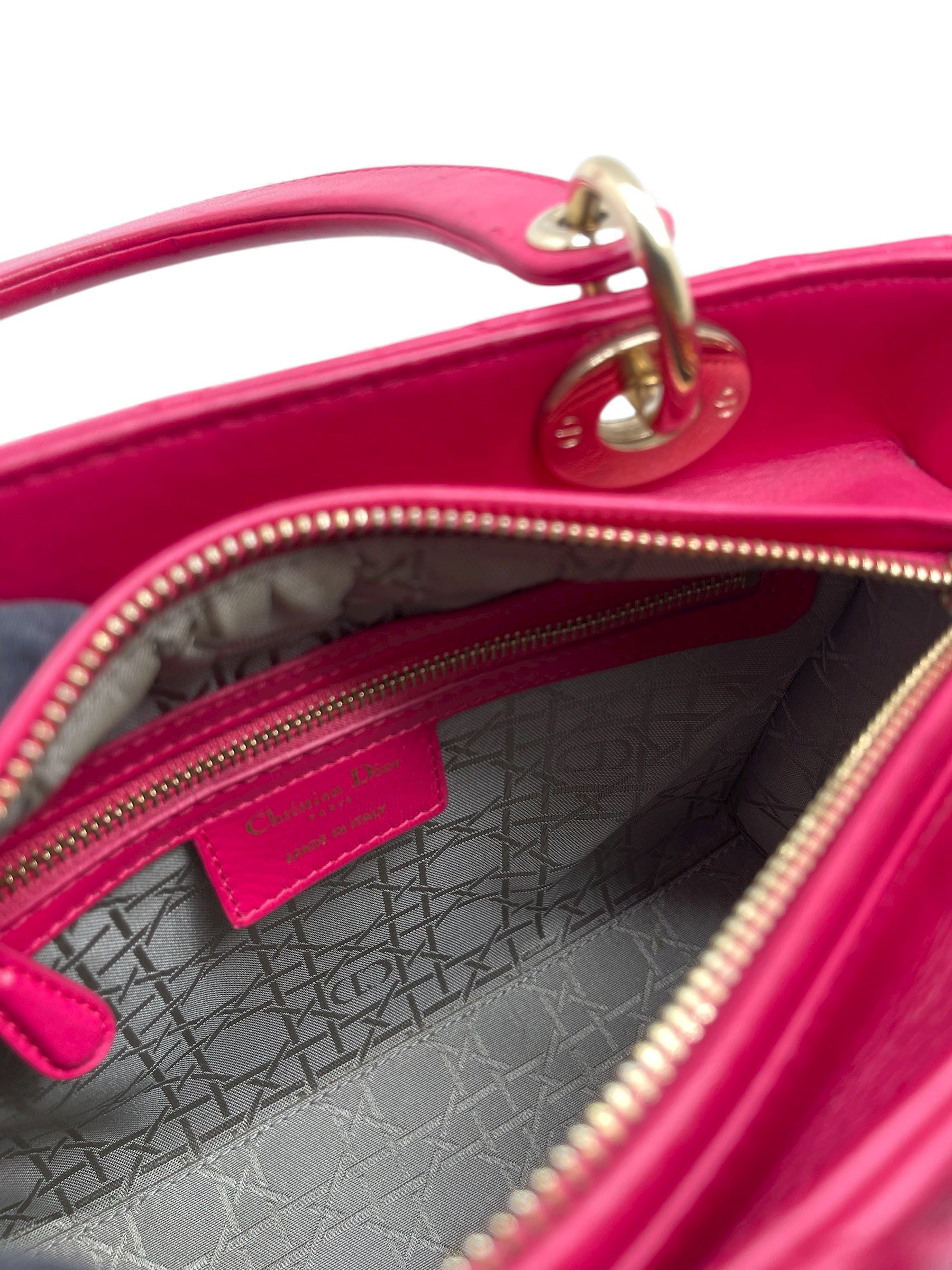Dior - Borsa Lady Dior media fucsia