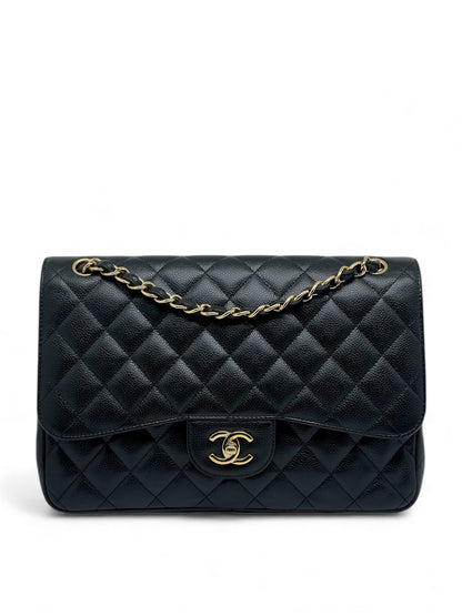 Chanel - Sac Jumbo cuir caviar