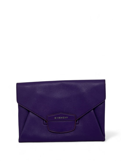 Givenchy - Pochette style enveloppe violette