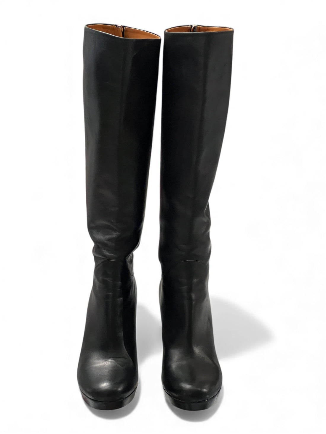 Gucci -  Bottes en cuir avec zip T40