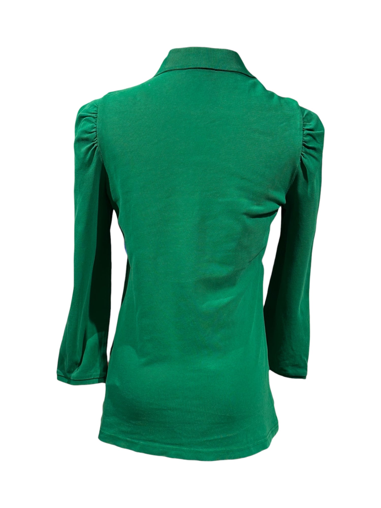 Burberry - Polo vert manches longues TM