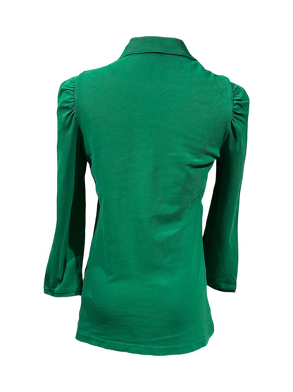 Burberry - Polo vert manches longues TM