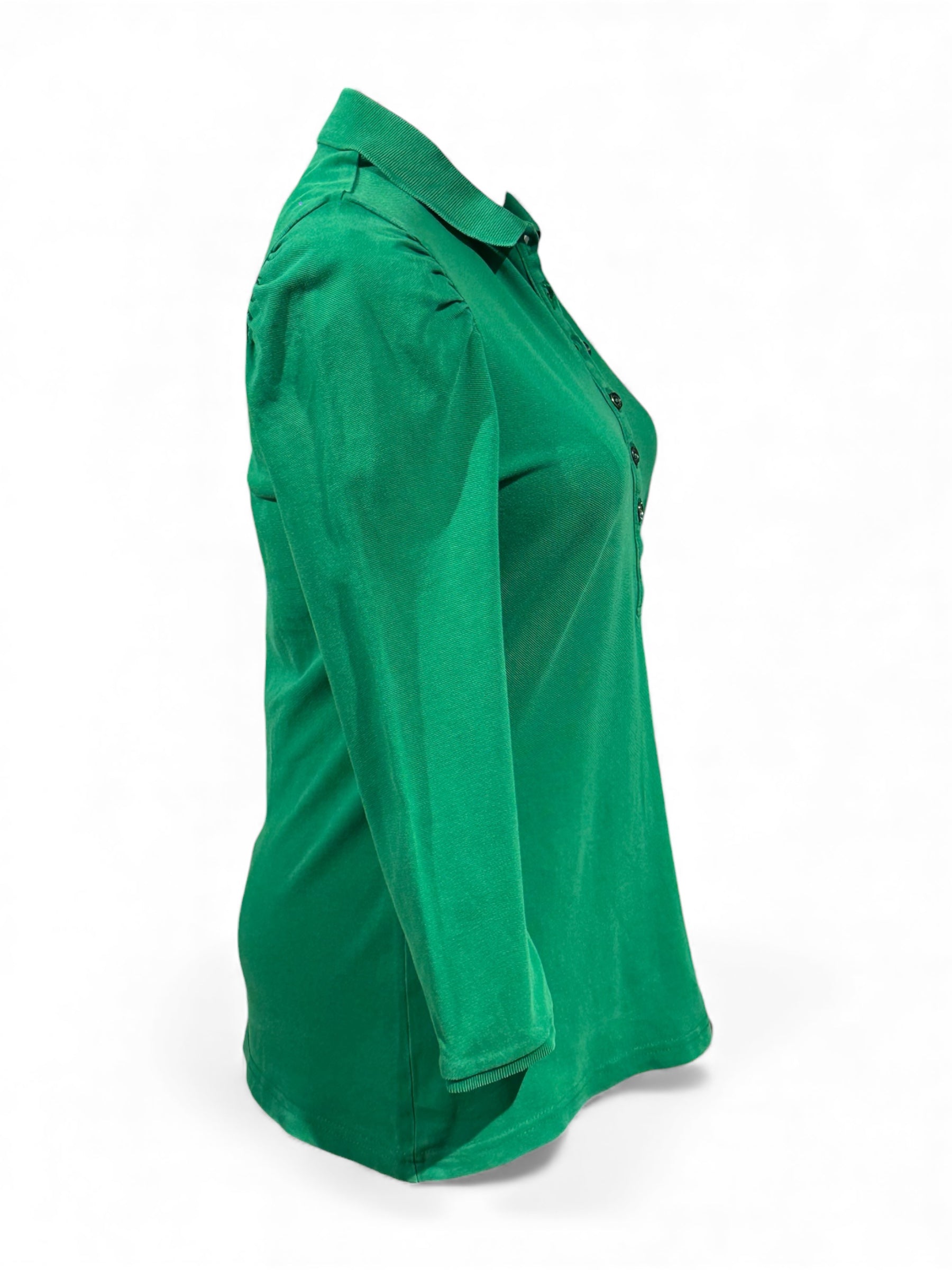 Burberry - Polo vert manches longues TM