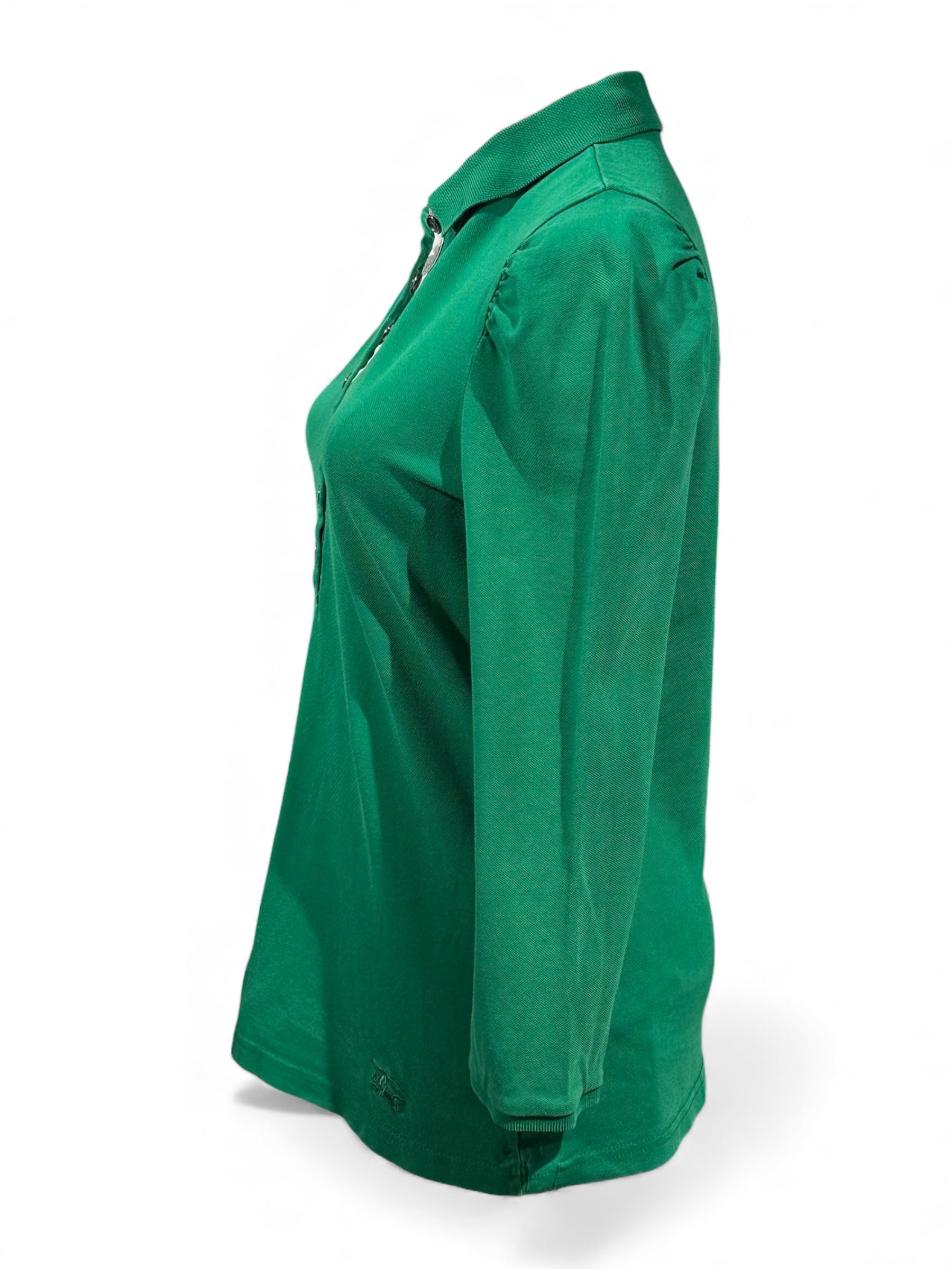 Burberry - Polo vert manches longues TM