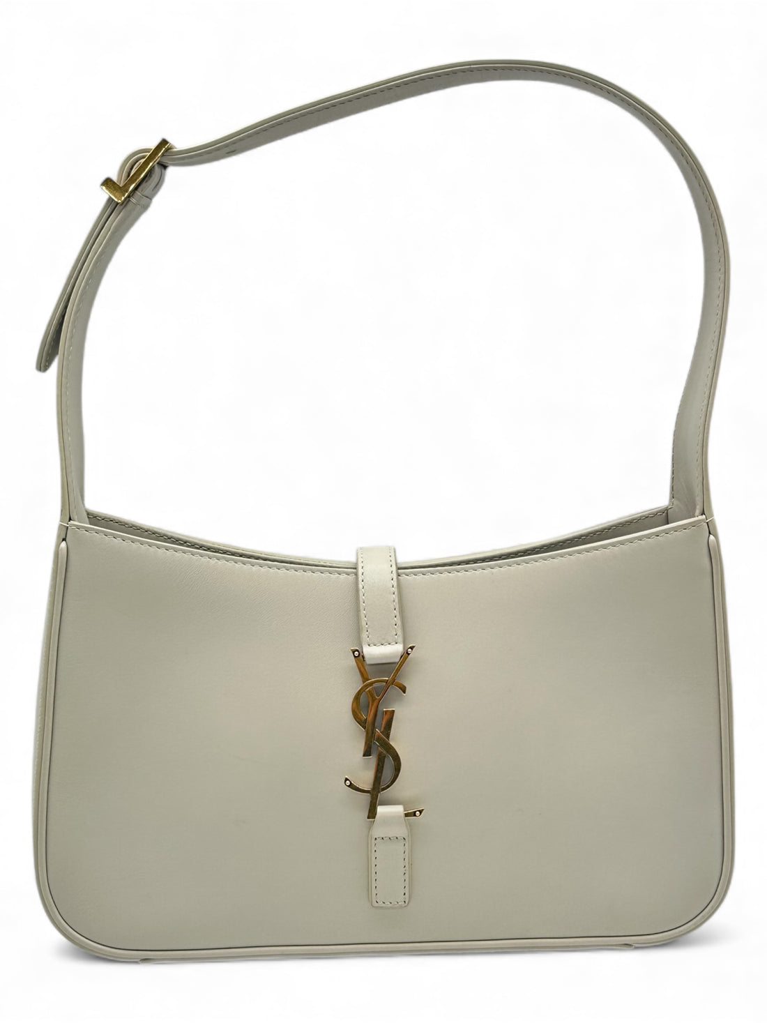 Saint Laurent – weiße 5 à 7 Hobo-Tasche