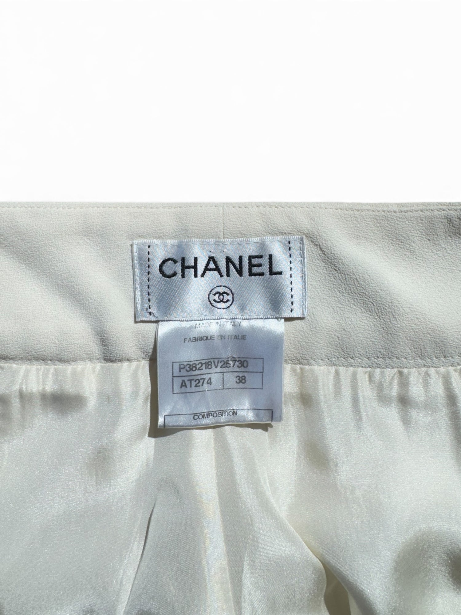 Chanel - Pantalon de tailleur brodé T38