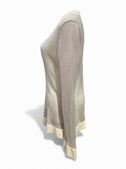 Hermès - Pull tressé T40