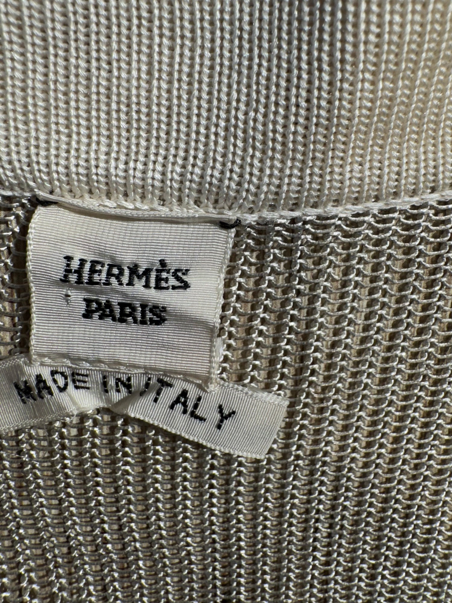 Hermès - Pull tressé T40