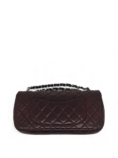 Chanel - Sac Bandoulière Classique cuir bordeaux