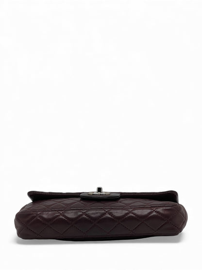 Chanel - Sac Bandoulière Classique cuir bordeaux