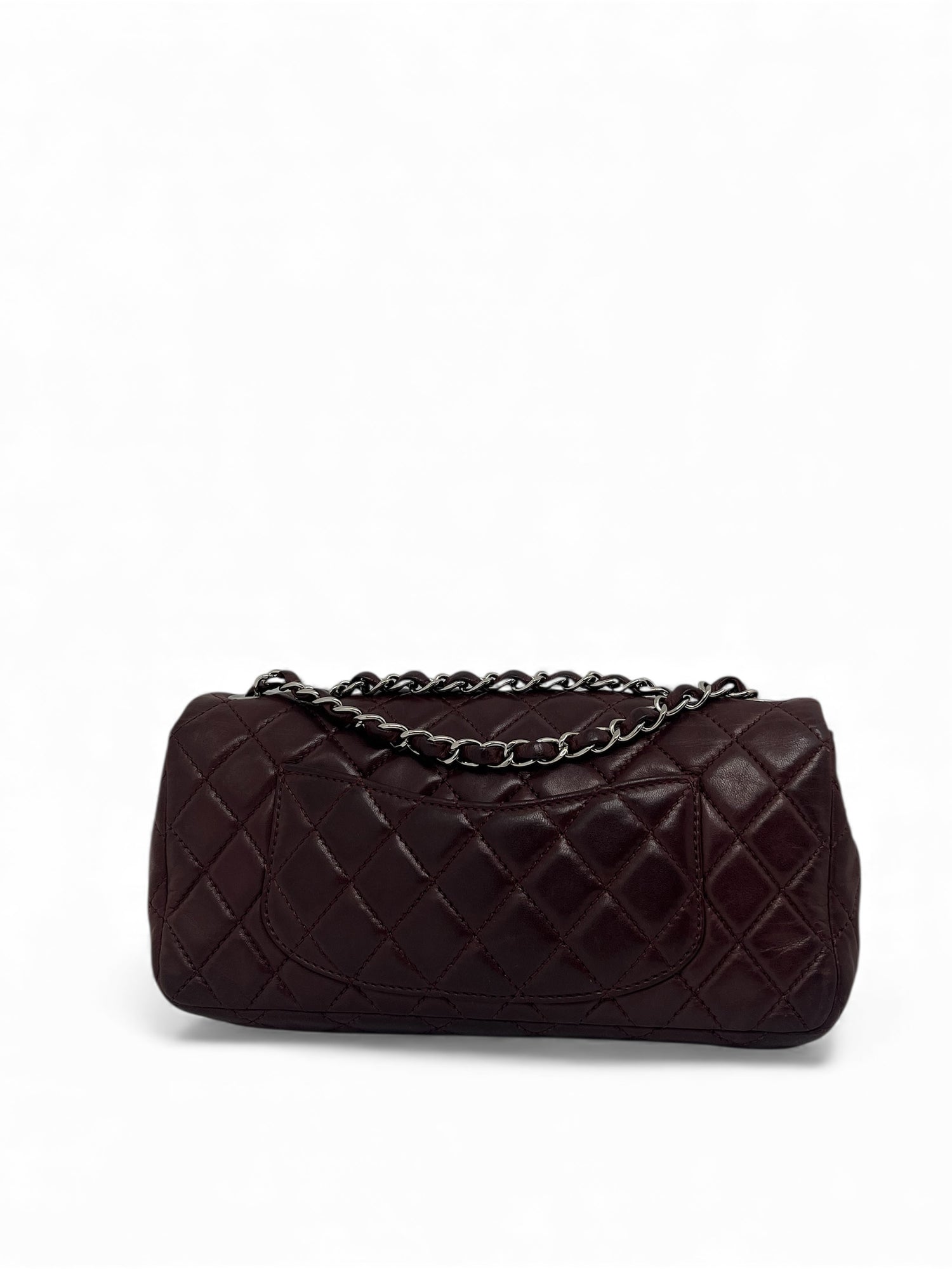 Chanel - Sac Bandoulière Classique cuir bordeaux