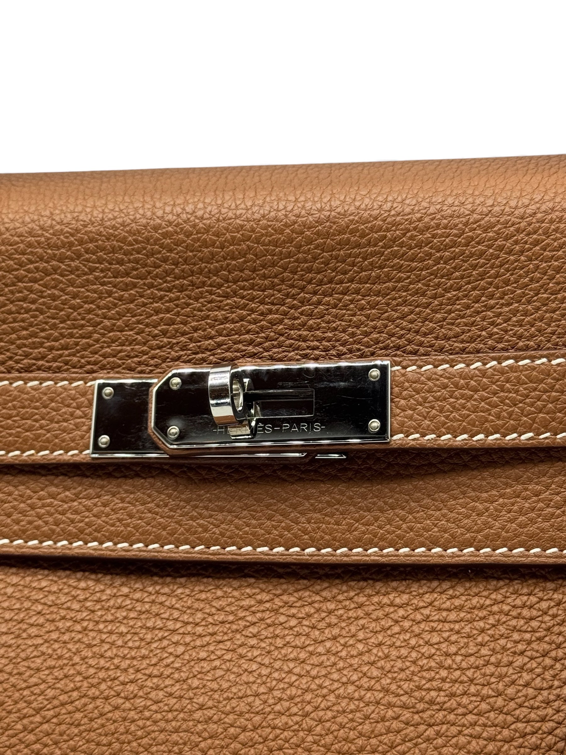 Hermès - Borsa Kelly 35 Gold Togo