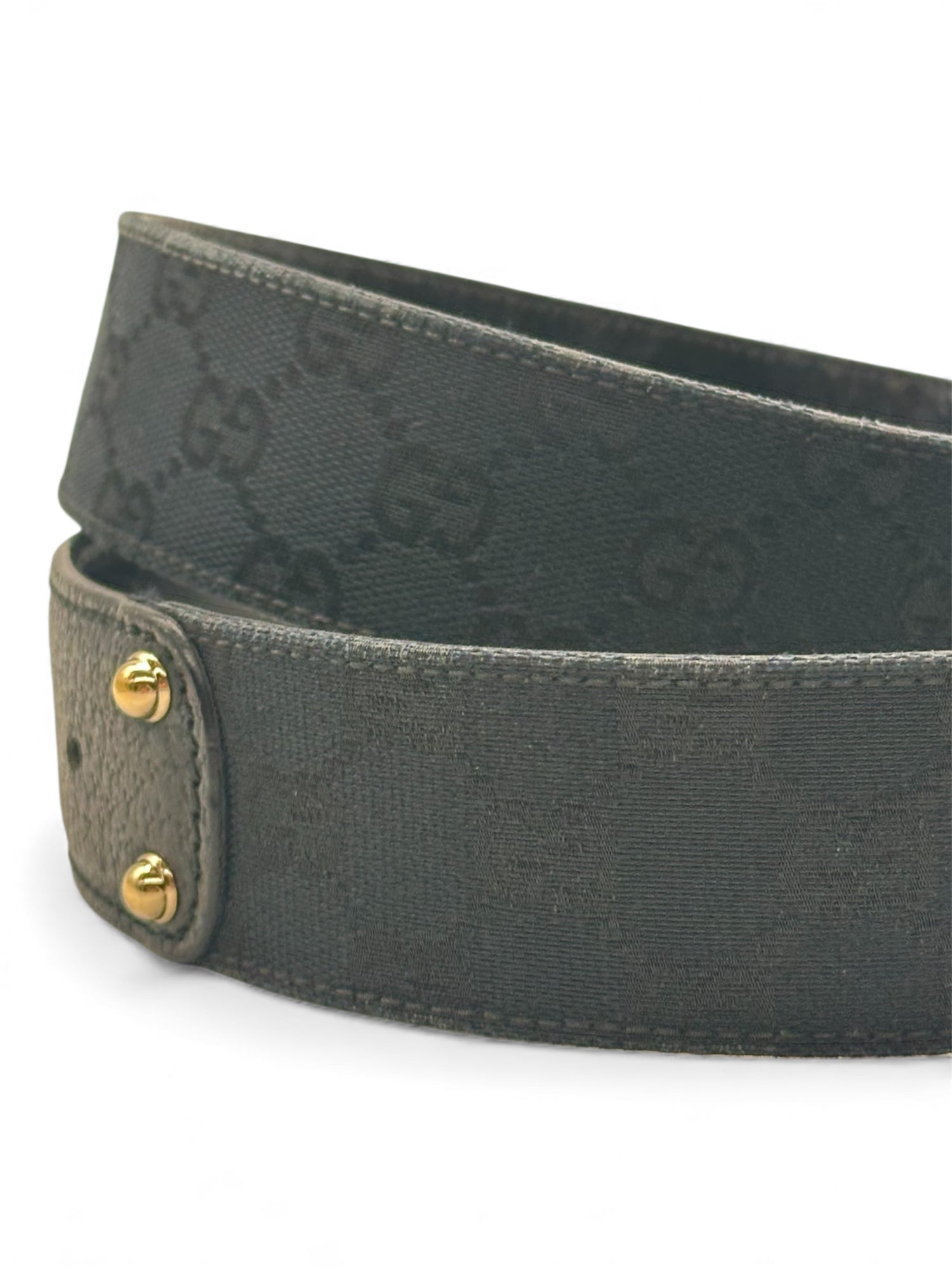 Gucci - Ceinture Monogram noir T85