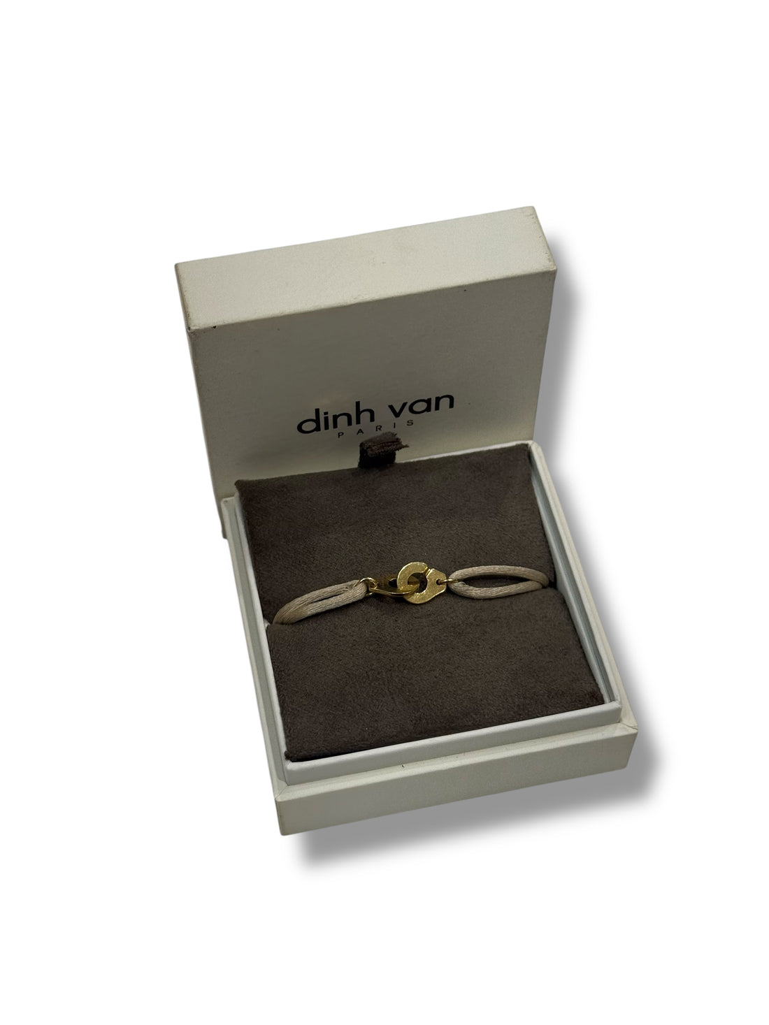 Dinh van - Bracelet menotte R8 or jaune