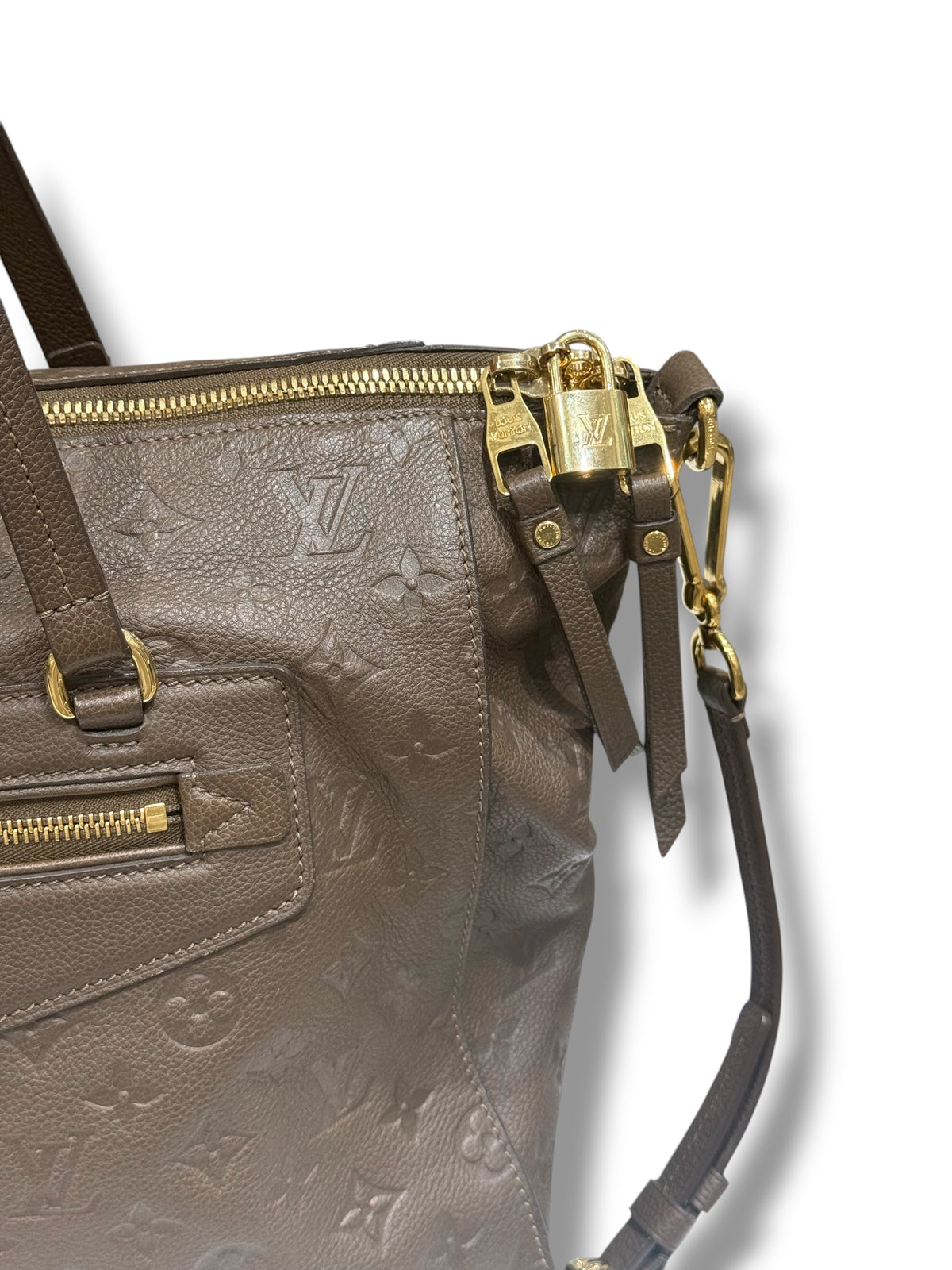 Louis Vuitton - Sac Lumineuse Monogram Taupe