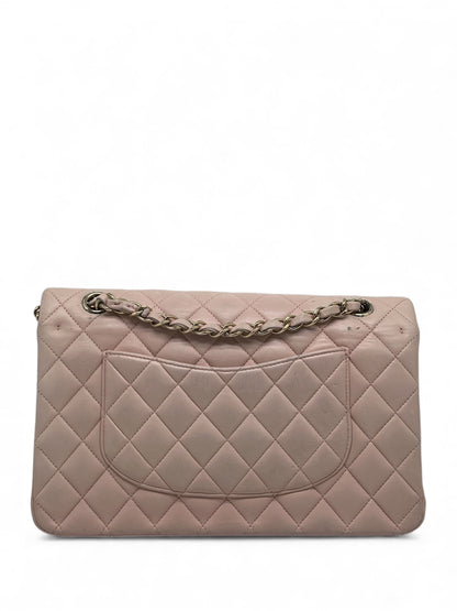 Chanel - Sac Timeless 25 double flap rose