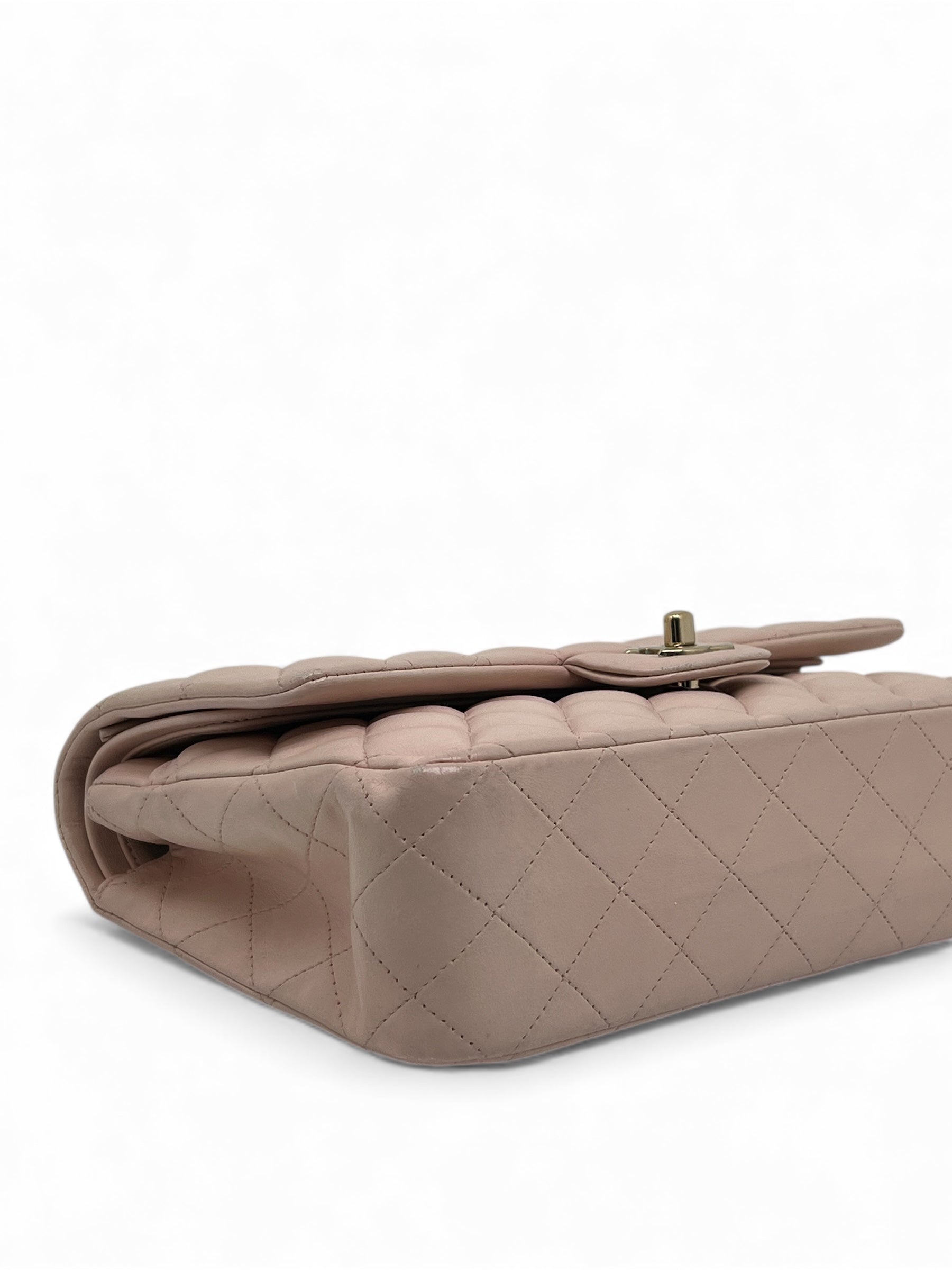 Chanel - Borsa Timeless 25 doppia patta rosa